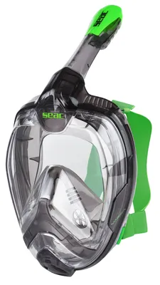 Image de Masque facial intégral Seac Magica noir/lime L/XL