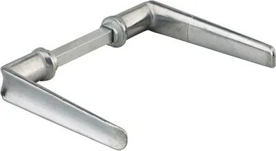 Image de Paire de béquille pour porte d'entrée, carré 7mm, acier - THIRARD
