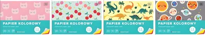 Obrázek produktu pro Interdruk barevný papír A4 10 listů 115g/m²