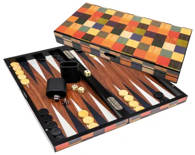 Produktbild von Philos Backgammon Spiel Kassette Fourni Groß klassisches Brettspiel