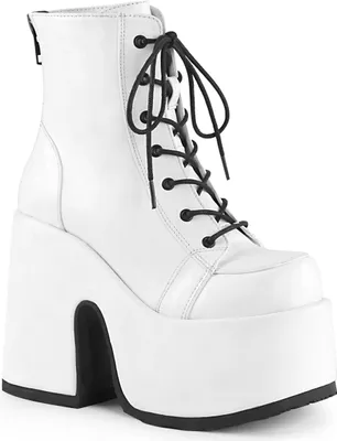 Produktbild von CAMEL-203 Damen Booties von DemoniaCult, Weiß  , EU 39, US 9
