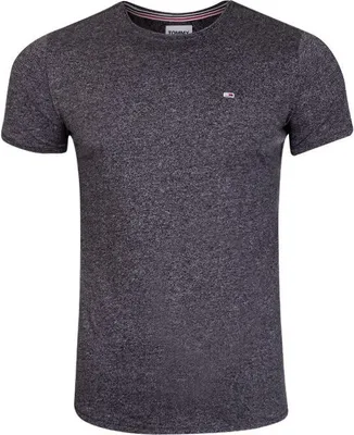 Produktbild von Tommy Jeans Herren Schlankes Jaspe-T-Shirt, Schwarz S