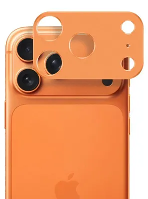 Obrázok produktu pre Techsuit - Full Camera Glass ochranné sklo na kameru pre iPhone 17 Pro Max - oranžové