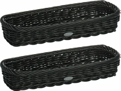Obrázek produktu pro Westmark 2 příborové krabičky, 28 x 11 x 5 cm, černé