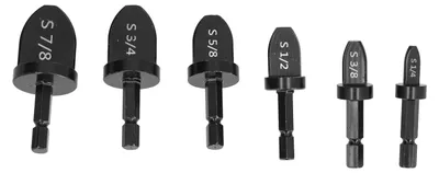 Produktbild von 6-teiliges Rohr-Expander-Set mit Sechskantgriff, Rohrstauchbohrer, Klimaanlagen-Reibahlen-Zubehör