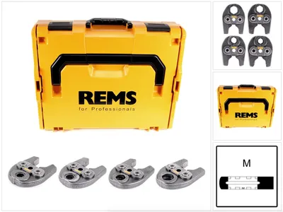 Produktbild von REMS Presszangen Mini Set M 15-18-22-28 im Systemkoffer L-Boxx ( 578059 R )