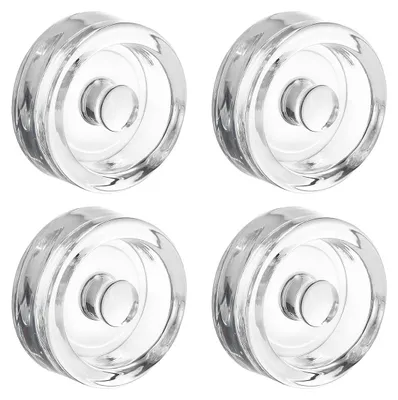 Imagen del producto de Conjunto de 4 pesos para fermentación – Fabricados en vidrio – Ideales para tarros de boca ancha – Perfectos para encurtidos/kimchi – Herramienta esencial – Diseño moderno – Pesos para fermentación