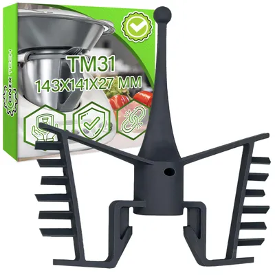 Vlinderquirl für Thermomix TM31, 143x141x27 mm, schwarz