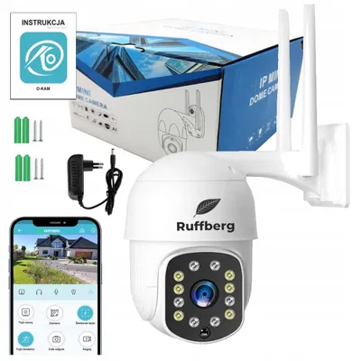 Produktbild von Drehbare Außenkamera SIM 3 g/4 g ohne WiFi 350°/110° Bewegungserkennung Ruffberg