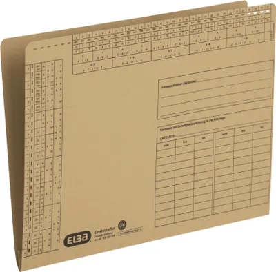 Produktbild von ELBA Einstellhefter 100552000 23x31cm kfm./Behördenheftung braun