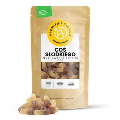 Zdjęcie produktu dla Coś Słodkiego: Żelki Butelki Coli w Kwaśnej Posypce 250 g