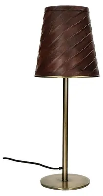Obrázok produktu pre Stolná lampa Pomax Cinette, hnedá, priemer 19 cm, výška 51 cm