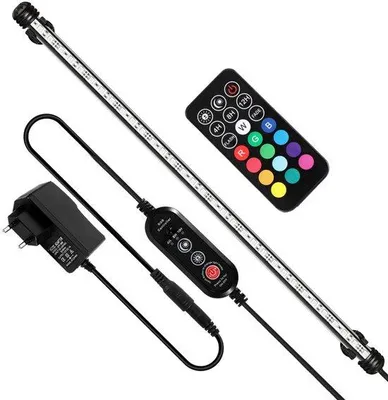 Obrázok produktu pre LED osvetlenie pre akváriá s RGB farbami – dĺžka 48,5 cm – 5,4 W – s možnosťou stmievania
