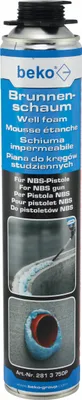 Immagine prodotto di Beko | Schiuma SigillantePoliuretano- 750 ml - Impermeabile - Asciugatura Rapida - Uso Universale