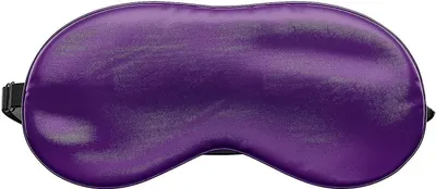 Produktbild von Augenkissen, gewichtete Augenmaske, Seidenschlafmaske, schützendes Augenkissen – Lila
