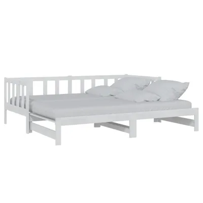 Obrázek produktu pro Výsuvná postel bílá 2x (90 x 200) cm masivní borovice