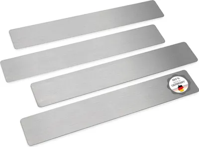 Produktbild von Magnettafel aus Edelstahl 4er Set 300x50mm