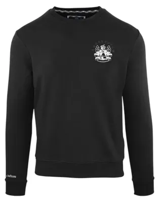 Produktbild von Aquascutum - Sweatshirt für Herren, Rundhalsausschnitt GT23403 (M) (Schwarz)