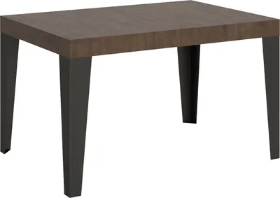 Produktbild von Ausziehbarer Tisch 90x130/234 cm Gestell Flame Walnut Anthrazit
