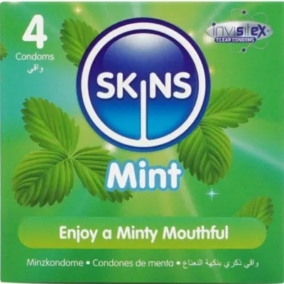 Immagine prodotto di Skins - Preservativi Premium Alla Menta Confezione Da 4