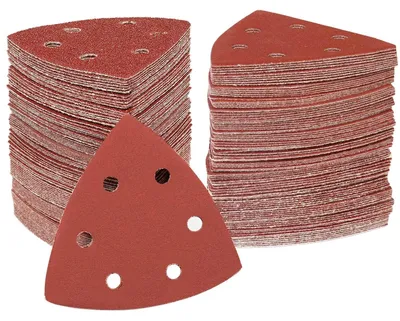 Produktbild von Deltaschleifpapier Klett 70 Stück Körnung 150 für Dreieckschleifer 93x93x93mm