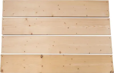 Obrázek produktu pro Lavičky přírodní borovice dřevěná deska zahradní lavička venkovní lavička do parku 120x20x3cm 4 kusy 9966