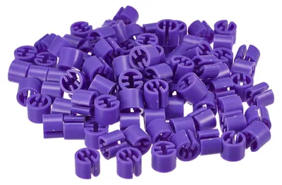 Kleiderbügel-Markierungen, lila, 150 Stück, für 3,5 mm Stab