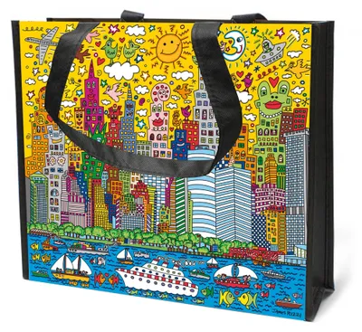 Produktbild von Goebel James Rizzi - "My New York City Sunset" Einkaufstasche