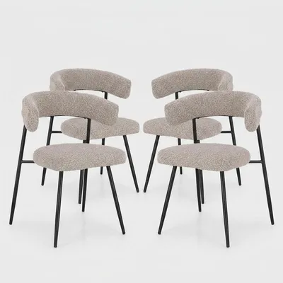Produktbild von 4 moderne Küchenstühle Amaia YES - Grau