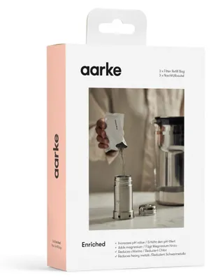 Zdjęcie produktu dla Wkład filtrujący Aarke | Wzbogacony | Granulat zastępczy do oczyszczacza Aarke Purifier | 3 sztuki