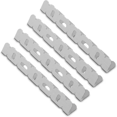 Image de Support pour 6 brochettes, en acier inoxydable, pour grillades en extérieur