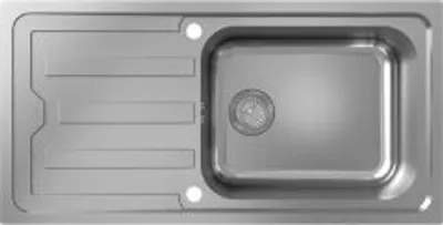 Productafbeelding van HANSGROHE 43371800 Inbouwspoel S440-F500 100, met afdruipgedeelte.