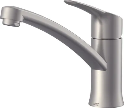 Produktbild von Lenz KIRA Küchenarmatur Edelstahl– Schwenkbarer Auslauf, Temperaturbegrenzer, Anti-Fingerabdruck 46060511