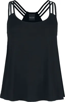 Produktbild von Outer Vision Top Damen Trini schwarz Basics 95% Viskose, 5% Elasthan L