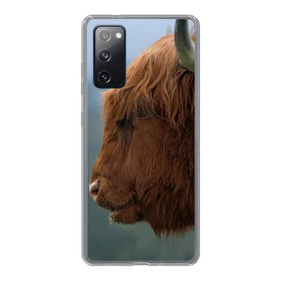 Produktbild von MuchoWow® Handyhülle Schutzhülle Hülle für Samsung Galaxy S20 FE Schottische Highlander - Tiere - Nebel Silikon Softcase Handy Hülle - Abdeckung