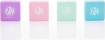 Produktbild von PASTELOWA Radiergummi-Mix 4 Stück Astra