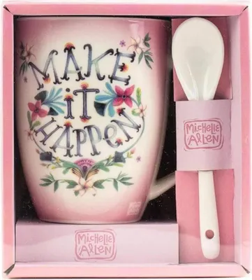 Image de Enesco It Tasse avec cuillère 'fais-le possible' One Size