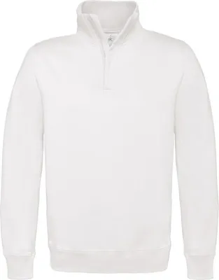 Zdjęcie produktu dla Bluza męska, krótki zamek - B&C ID.004 - white - rozmiar M