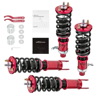 Obrázek produktu pro Coilovers pro Honda Civic a Acura Integra, výškově nastavitelné do 3 palců, gumové držáky, lehká konstrukce ,