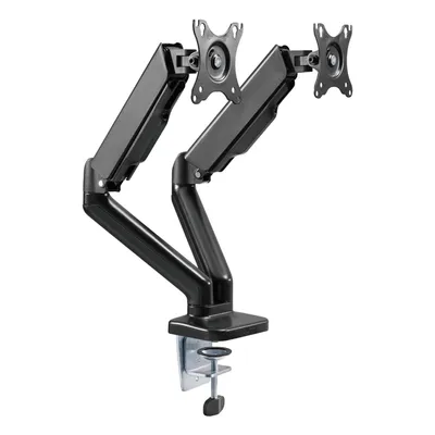 Produktbild von Silver Monkey Um-800 Gasfederhalterung Für Zwei Monitore - Schwarz