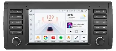 Produktbild von Multimedia-Autoradio-System, Displaygröße, kompatibel mit BMW 5er E39 1996-2003, S4 (8Kern 4G 32G) KI