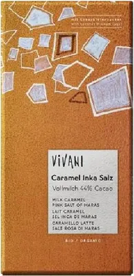 Obrázek produktu pro Vivani 285964, Mléčná čokoláda, 80 g, 2323 kJ, 558 kcal, 37,6 g, 46 g