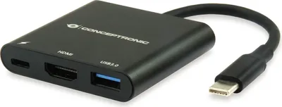 Produktbild von Conceptronic DONN01B 3-in-1 Dockingstation