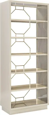 Obrázek produktu pro Regal Trennwand Regale Sideboard Vitrine Edelstahl Holz Luxus Einrichtung Möbel