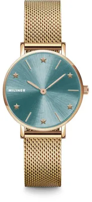 Produktbild von Damen Uhr 33 mm Quarz Analog 5 ATM Wasserdichtigkeit Kalenderfunktion Mineralglas