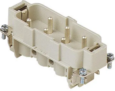Produktbild von CPM 06 I.L.M.E. Ilme CP Stifteinsatz (M) Schraubanschluss, 6-polig+PE 400V/690V, 35A - 1 Stück