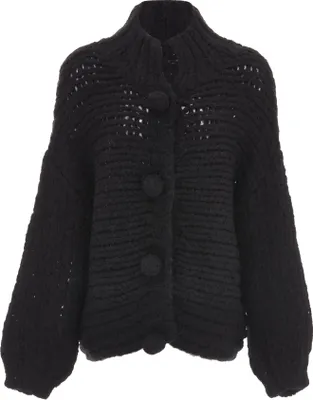 Produktbild von ebeeza damen strickjacke - schwarz, M