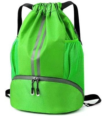 Obrázek produktu pro Voděodolná sportovní taška s přihrádkou na obuv - Nastavitelná - Odolná - Velká kapacita - 32 x 15 x 47 cm