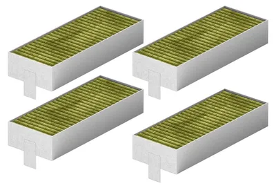 Immagine prodotto di 4 filtri a carbone attivo, adatti per cappe aspiranti