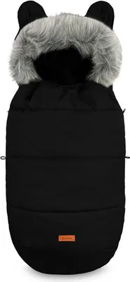 Produktbild von SENSILLO Fusack Kinderwagen Winter Fusack Buggy - 100x50cm - Sierra - Schwarz